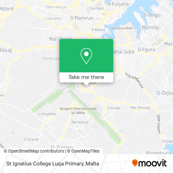 St Ignatius College Luqa Primary map