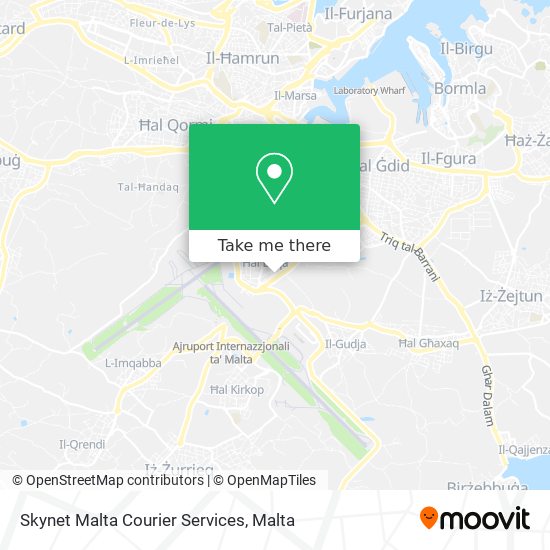Skynet Malta Courier Services map