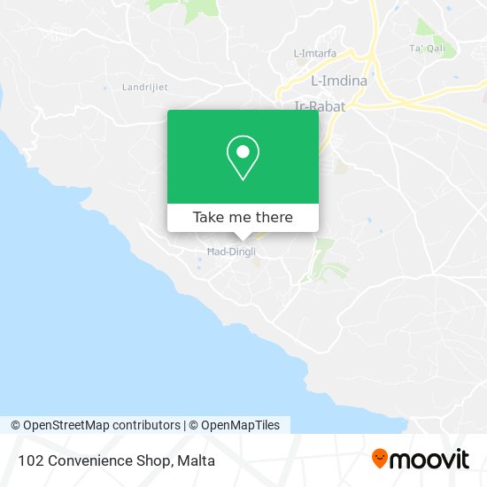 102 Convenience Shop map