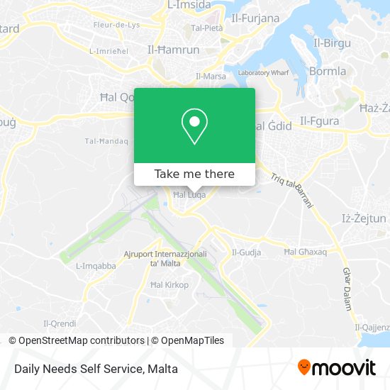 Daily Needs Self Service map