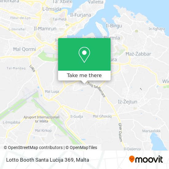 Lotto Booth Santa Luċija 369 map