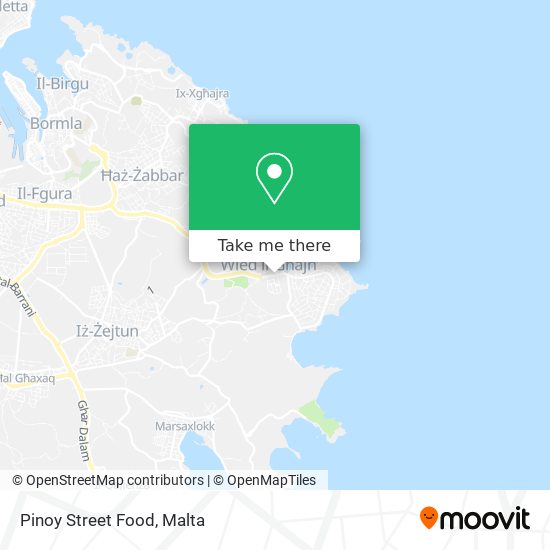 Pinoy Street Food map