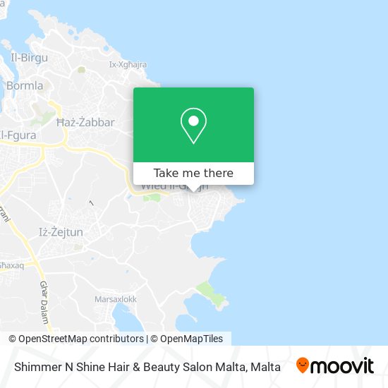 Shimmer N Shine Hair & Beauty Salon Malta map