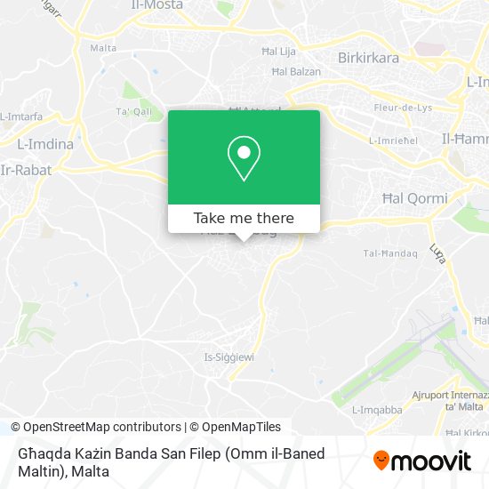 Għaqda Każin Banda San Filep (Omm il-Baned Maltin) map