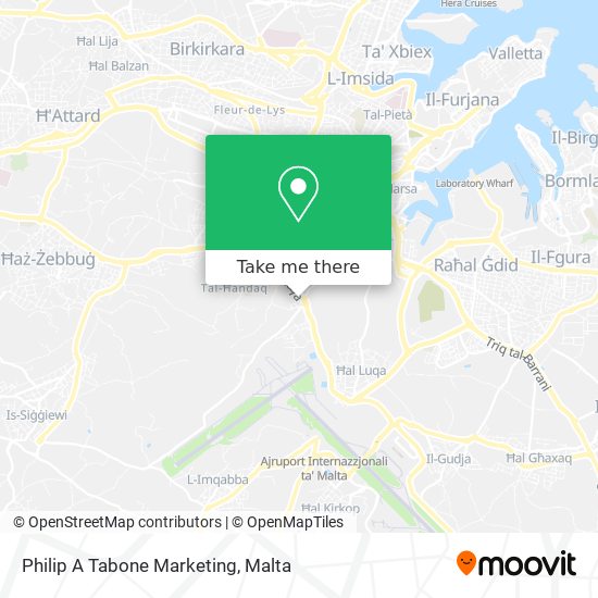 Philip A Tabone Marketing map