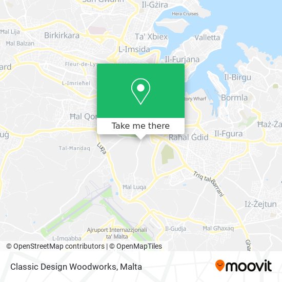 Classic Design Woodworks map