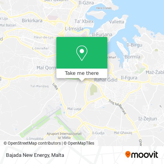 Bajada New Energy map