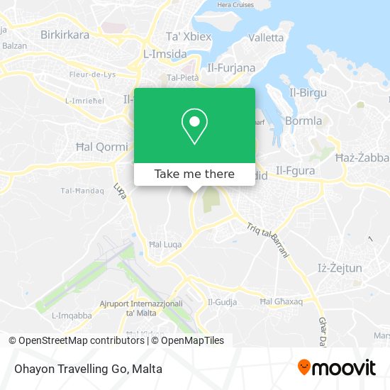 Ohayon Travelling Go map