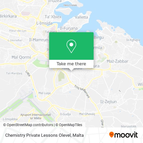 Chemistry Private Lessons Olevel map