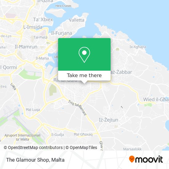 The Glamour Shop map