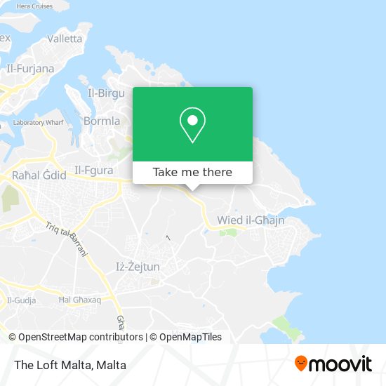 The Loft Malta map