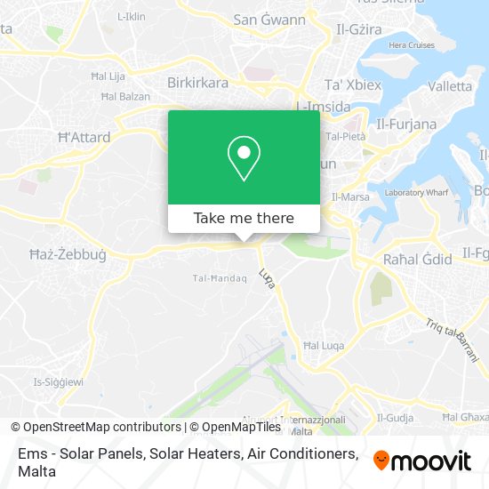 Ems - Solar Panels, Solar Heaters, Air Conditioners map