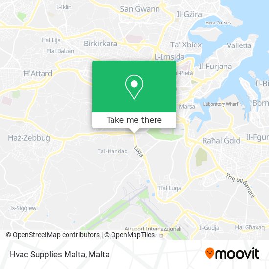 Hvac Supplies Malta map