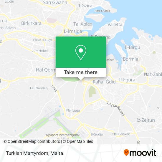Turkish Martyrdom map