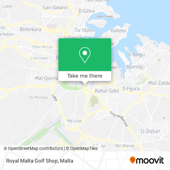 Royal Malta Golf Shop map