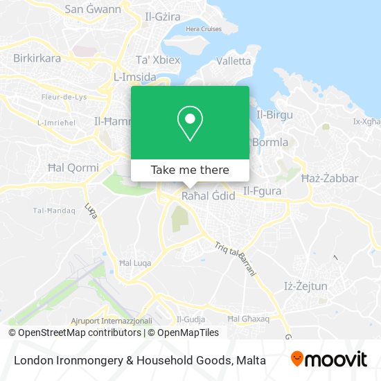 London Ironmongery & Household Goods map