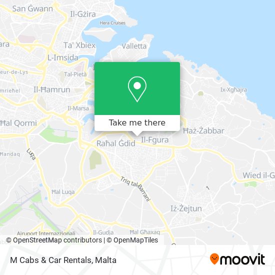 M Cabs & Car Rentals map