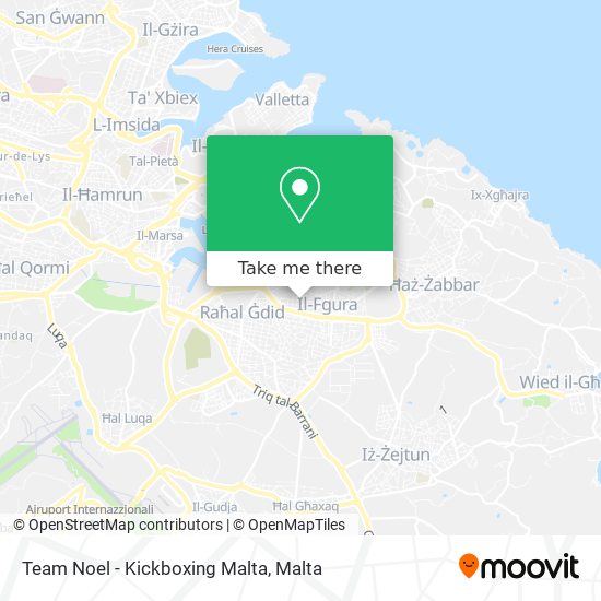 Team Noel - Kickboxing Malta map