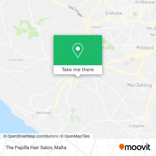 The Papilla Hair Salon map
