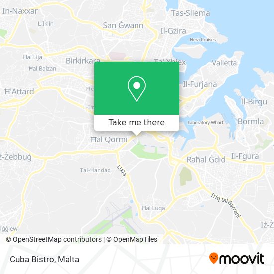 Cuba Bistro map