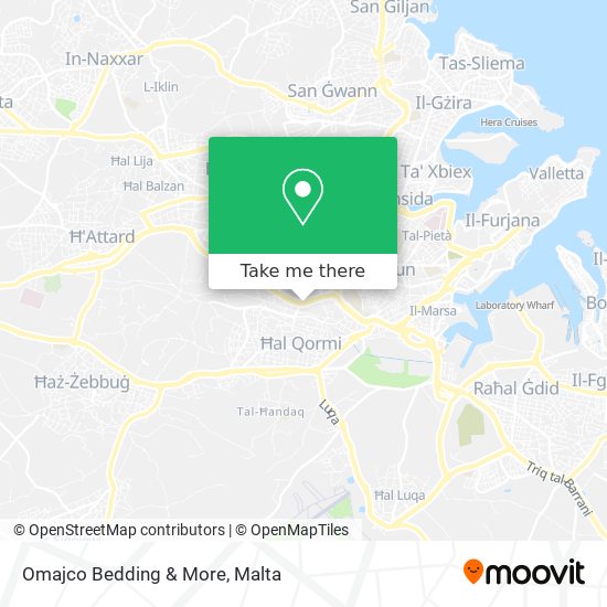 Omajco Bedding & More map