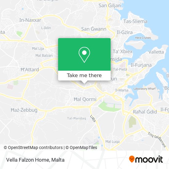 Vella Falzon Home map
