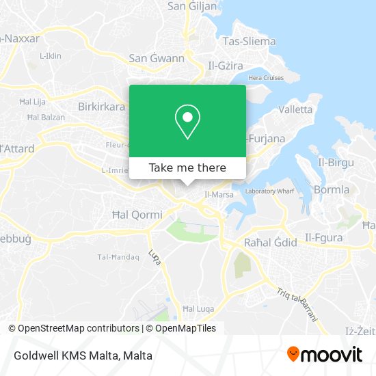 Goldwell KMS Malta map