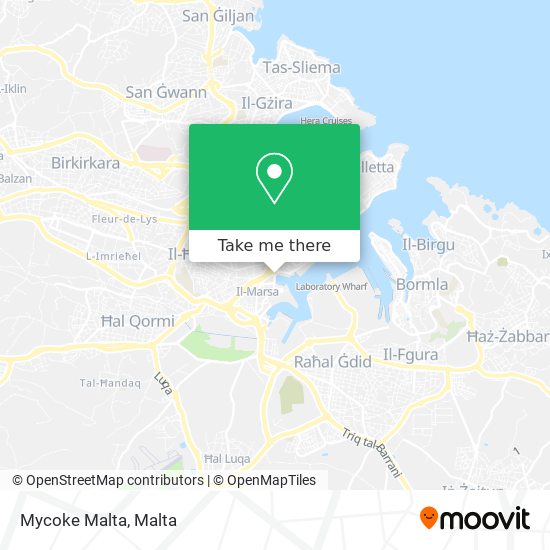 Mycoke Malta map