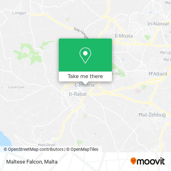 Maltese Falcon map
