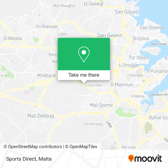 Sports Direct map