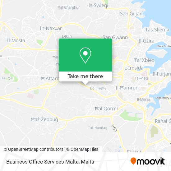 Business Office Services Malta map