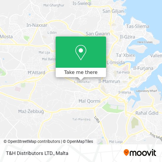 T&H Distributors LTD. map