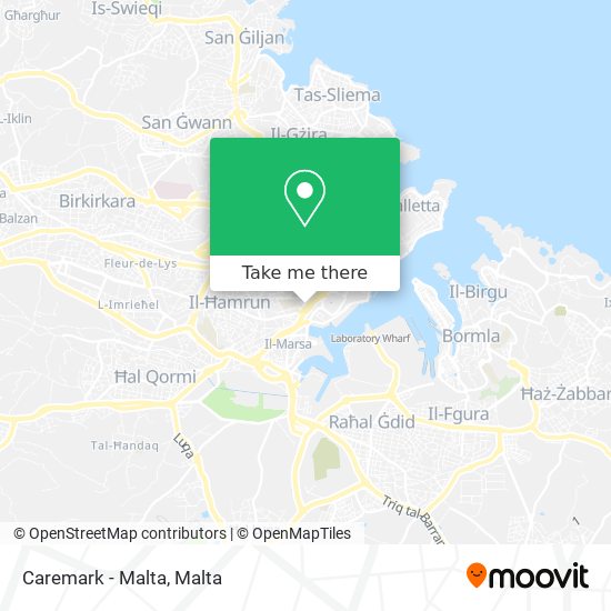 Caremark - Malta map
