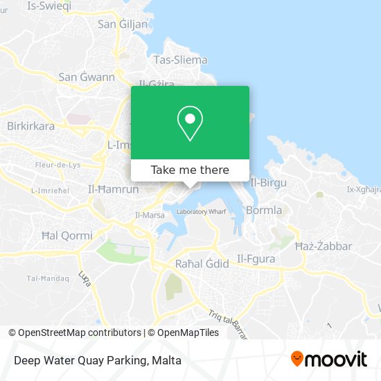 Deep Water Quay Parking map