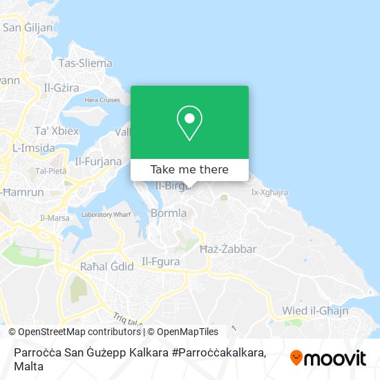 Parroċċa San Ġużepp Kalkara #Parroċċakalkara map