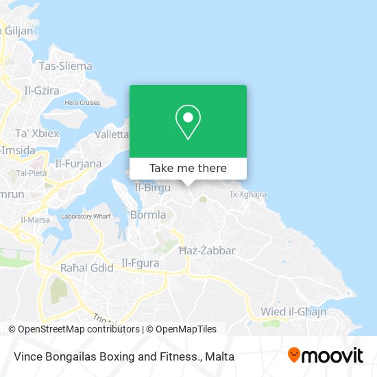 Vince Bongailas Boxing and Fitness. map