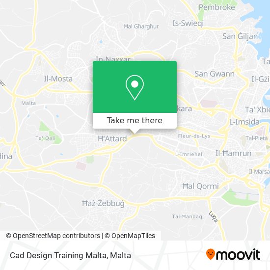 Cad Design Training Malta map