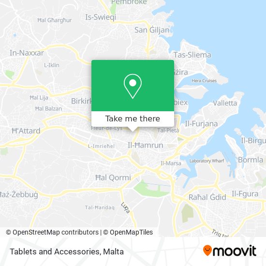 Tablets and Accessories map