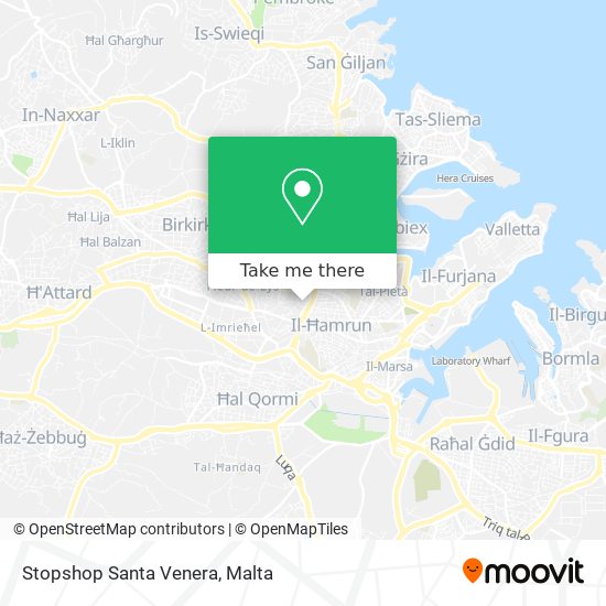 Stopshop Santa Venera map