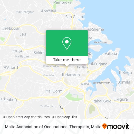 Malta Association of Occupational Therapists map