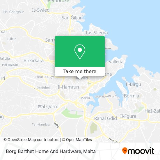 Borg Barthet Home And Hardware map