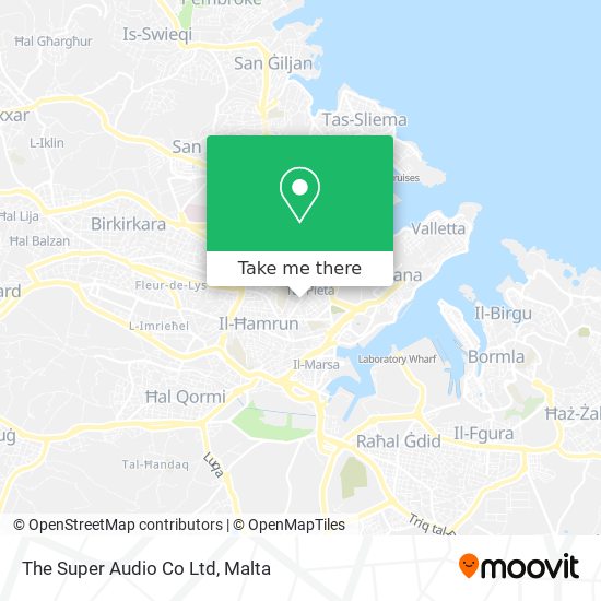 The Super Audio Co Ltd map