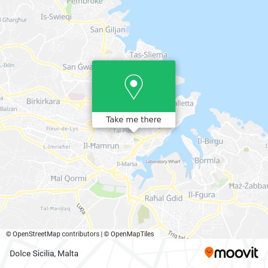 Dolce Sicilia map