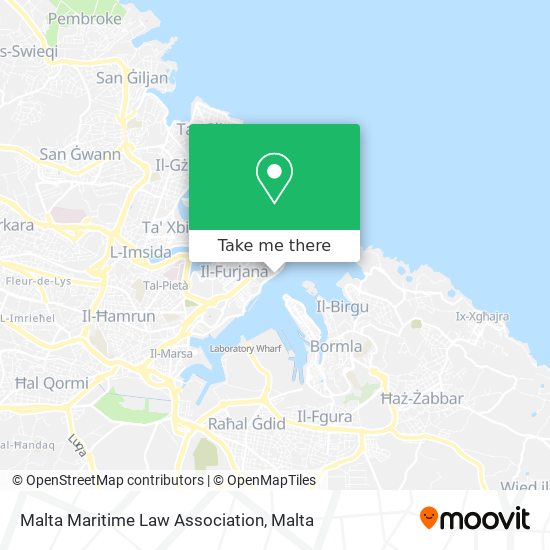 Malta Maritime Law Association map