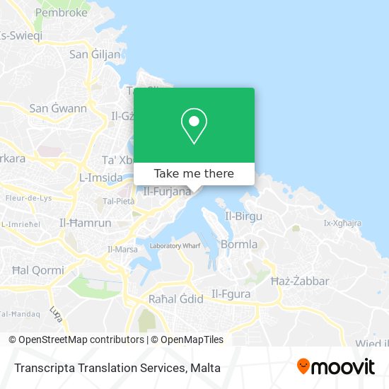 Transcripta Translation Services map