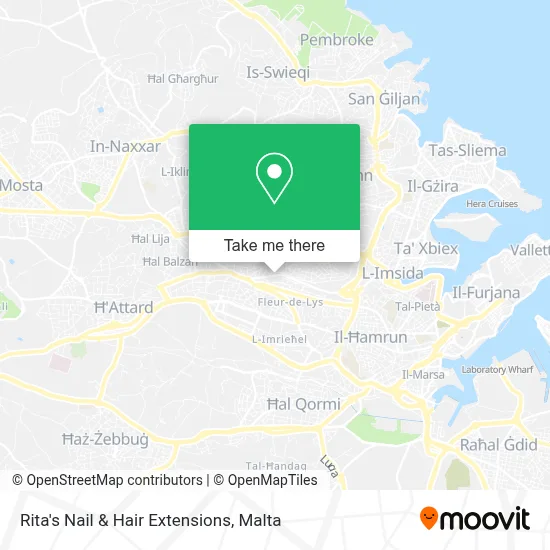Rita's Nail & Hair Extensions map