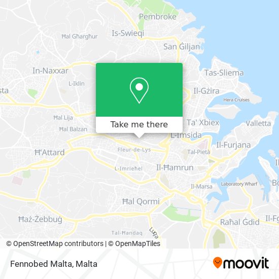 Fennobed Malta map