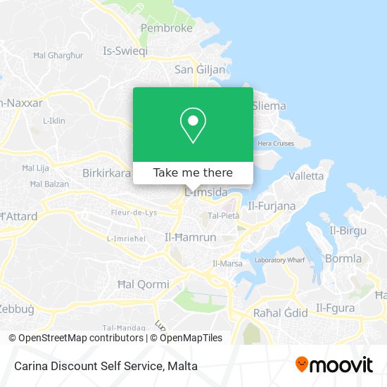 Carina Discount Self Service map