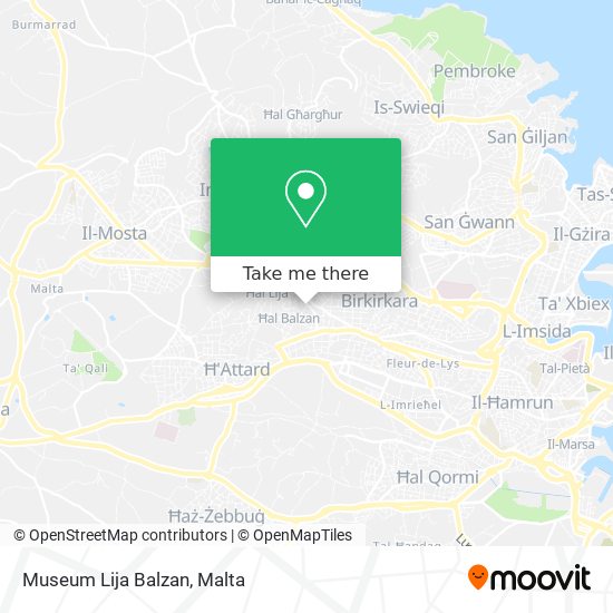 Museum Lija Balzan map