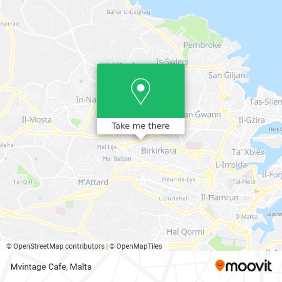 Mvintage Cafe map